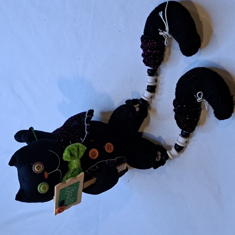 Halloween cat plush